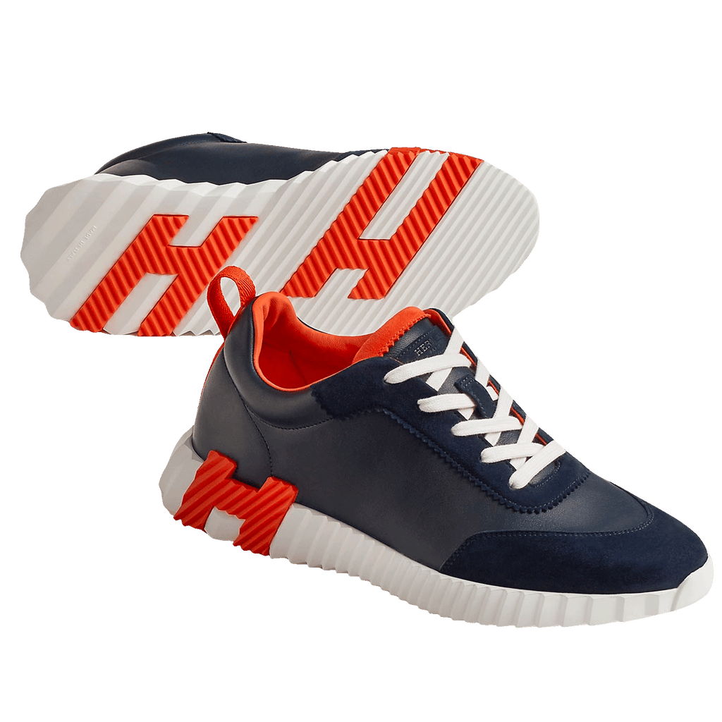 Hermès Paris Bouncing Sneaker 'Marine/Orange' - Kick Game