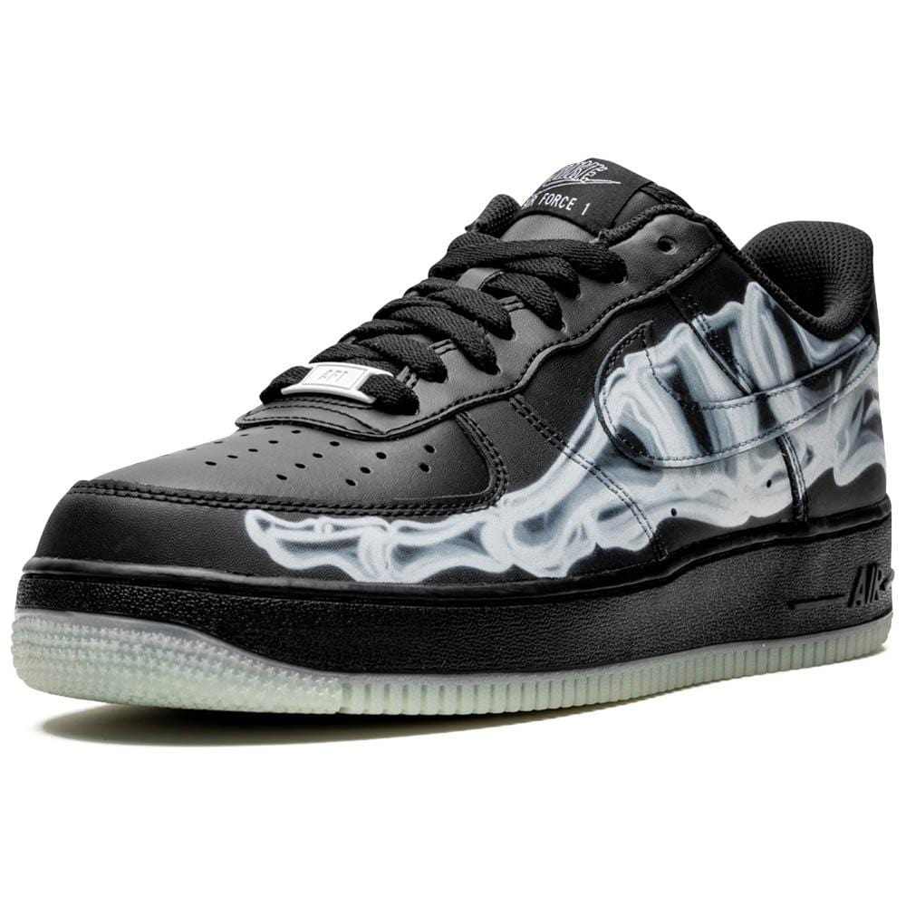 Nike Air Force 1 '07 QS 'Black Skeleton' — Kick Game