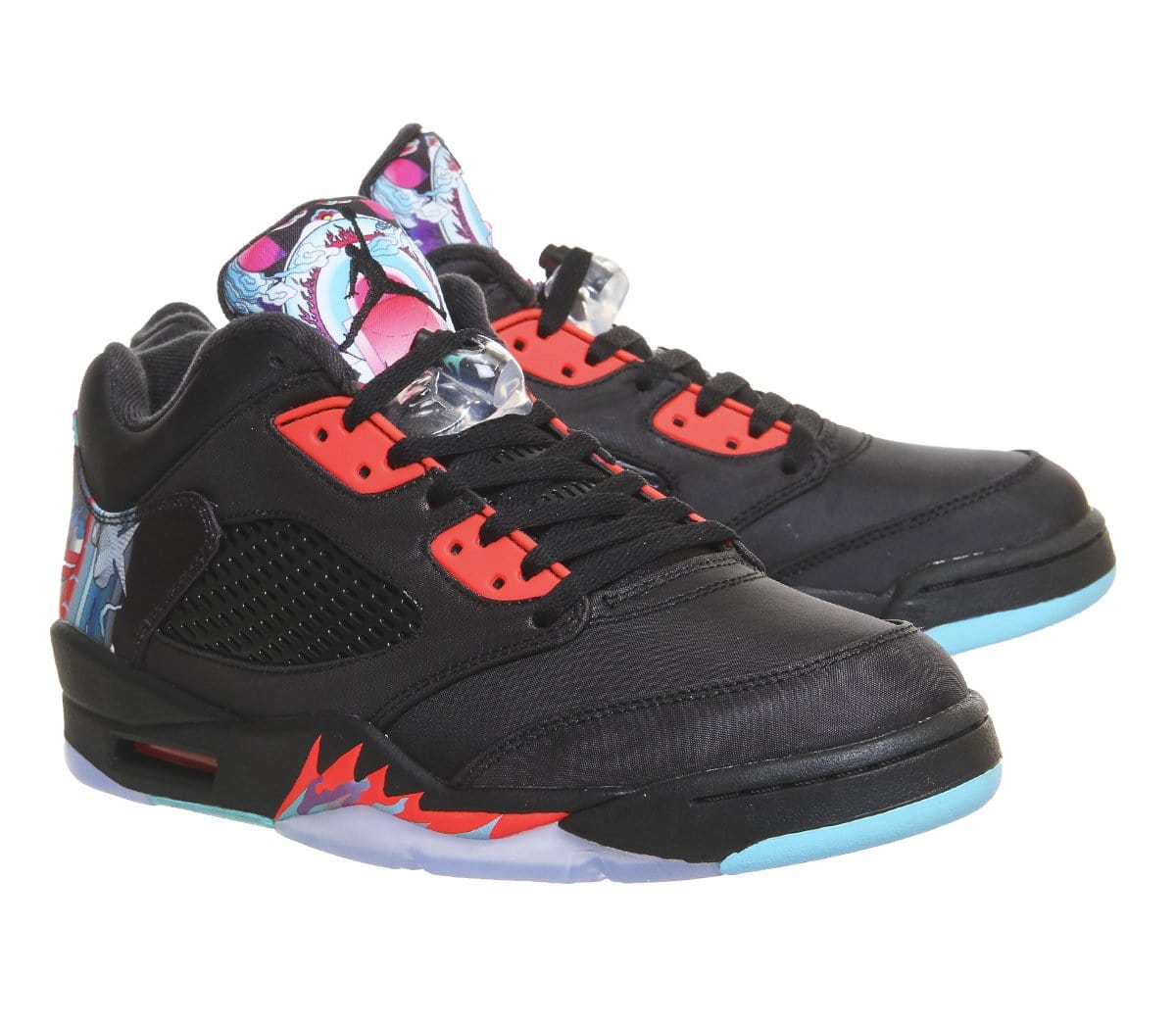 Air Jordan 5 Retro Low Black Crimson 'CNY' — Kick Game