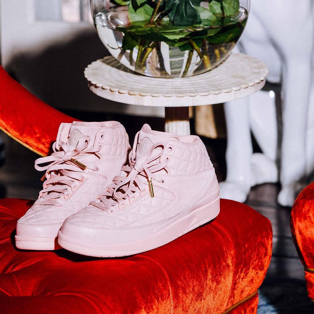 Pink jordan 2 hotsell