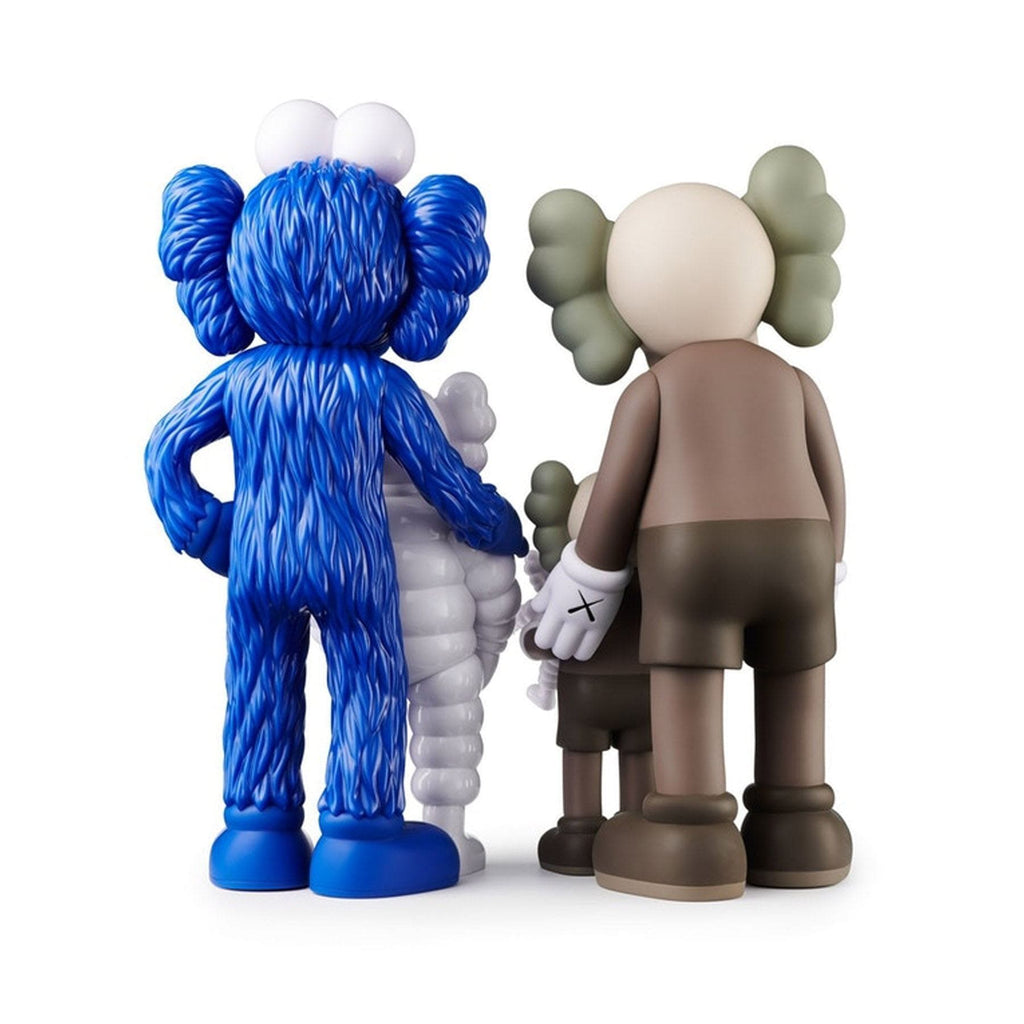 KAWS FAMILY Figures 'Brown/Blue/White' - Kick Game