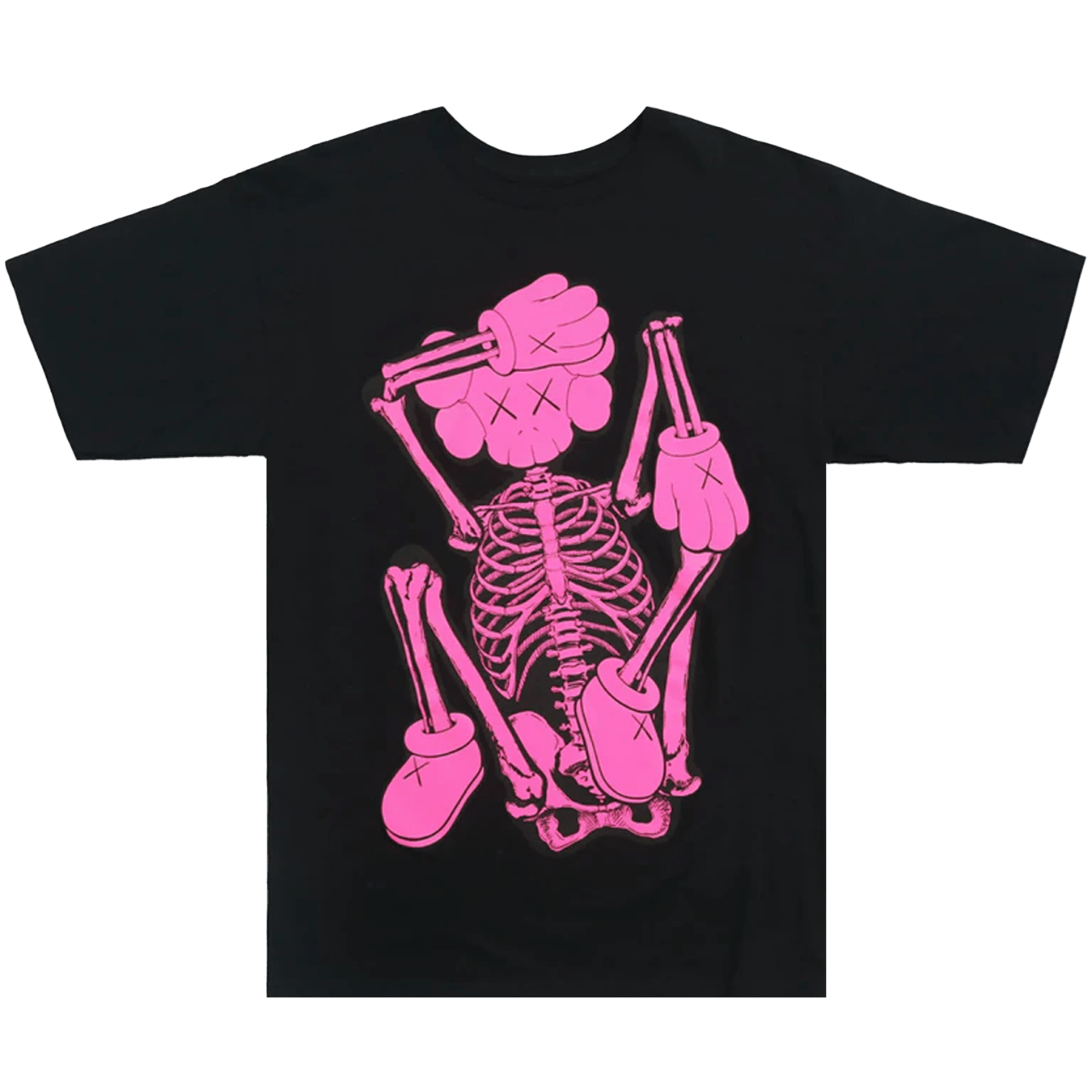 KAWS Skeleton New Fiction Bone Tee 'Black' — Kick Game