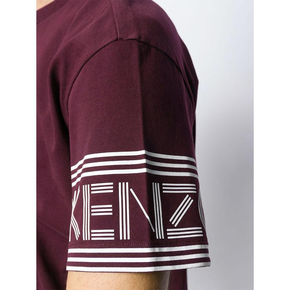 Kenzo Striped Logo T-Shirt "Red" - Kick Game