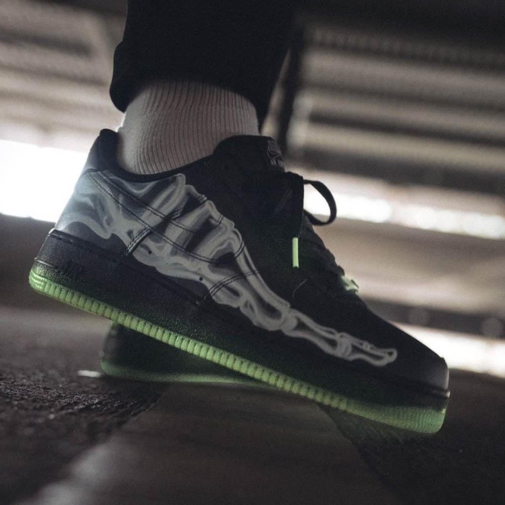 Nike Air Force 1 07 QS Black Skeleton