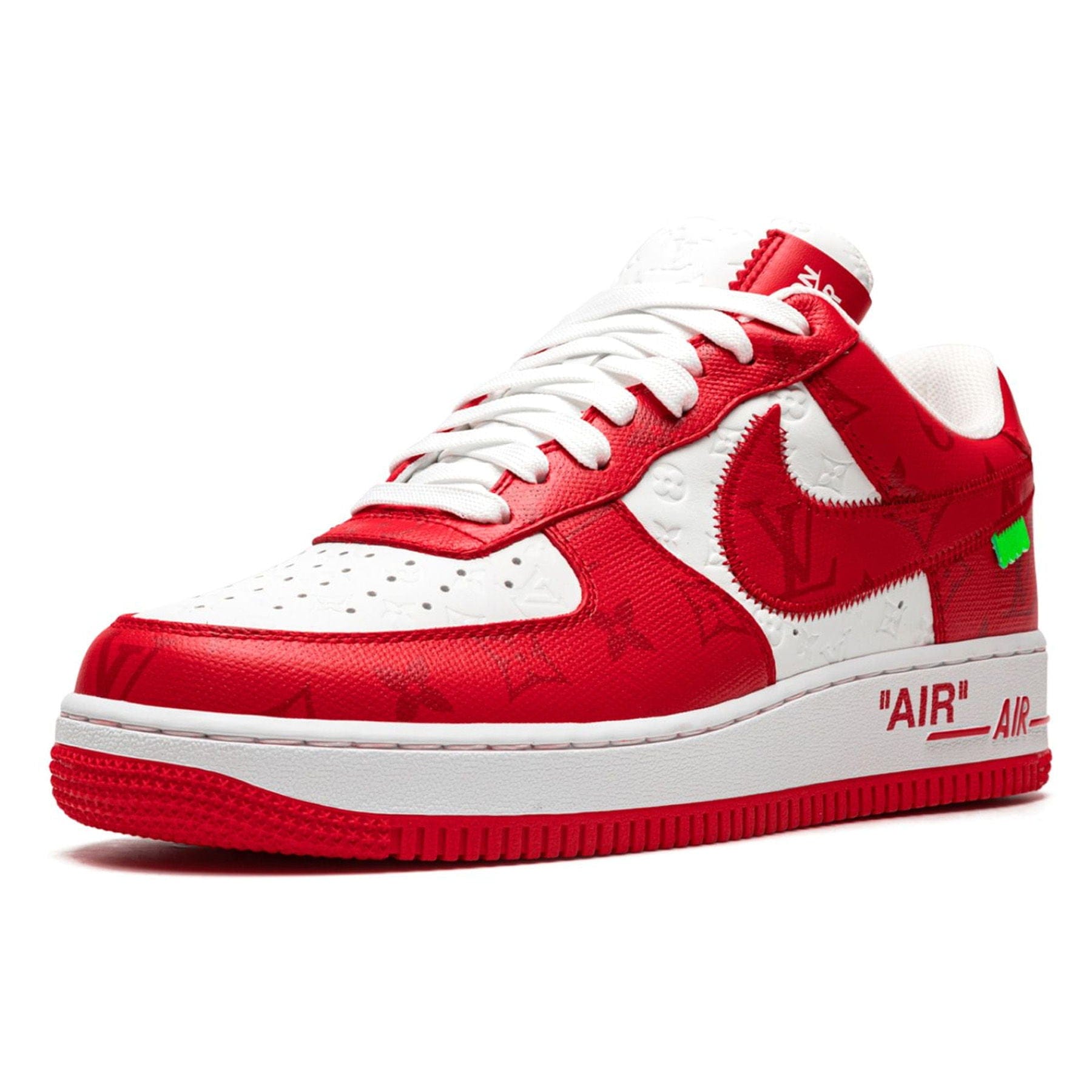 Louis Vuitton Nike Air Force 1 Low By Virgil Abloh White Comet Red Kick Game