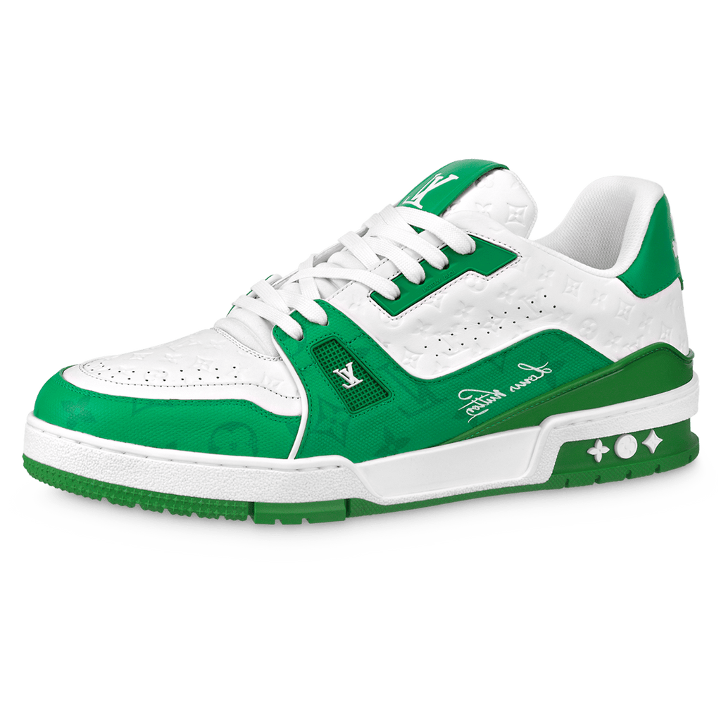 Louis Vuitton LV Trainer Sneaker Green. Size 11.0