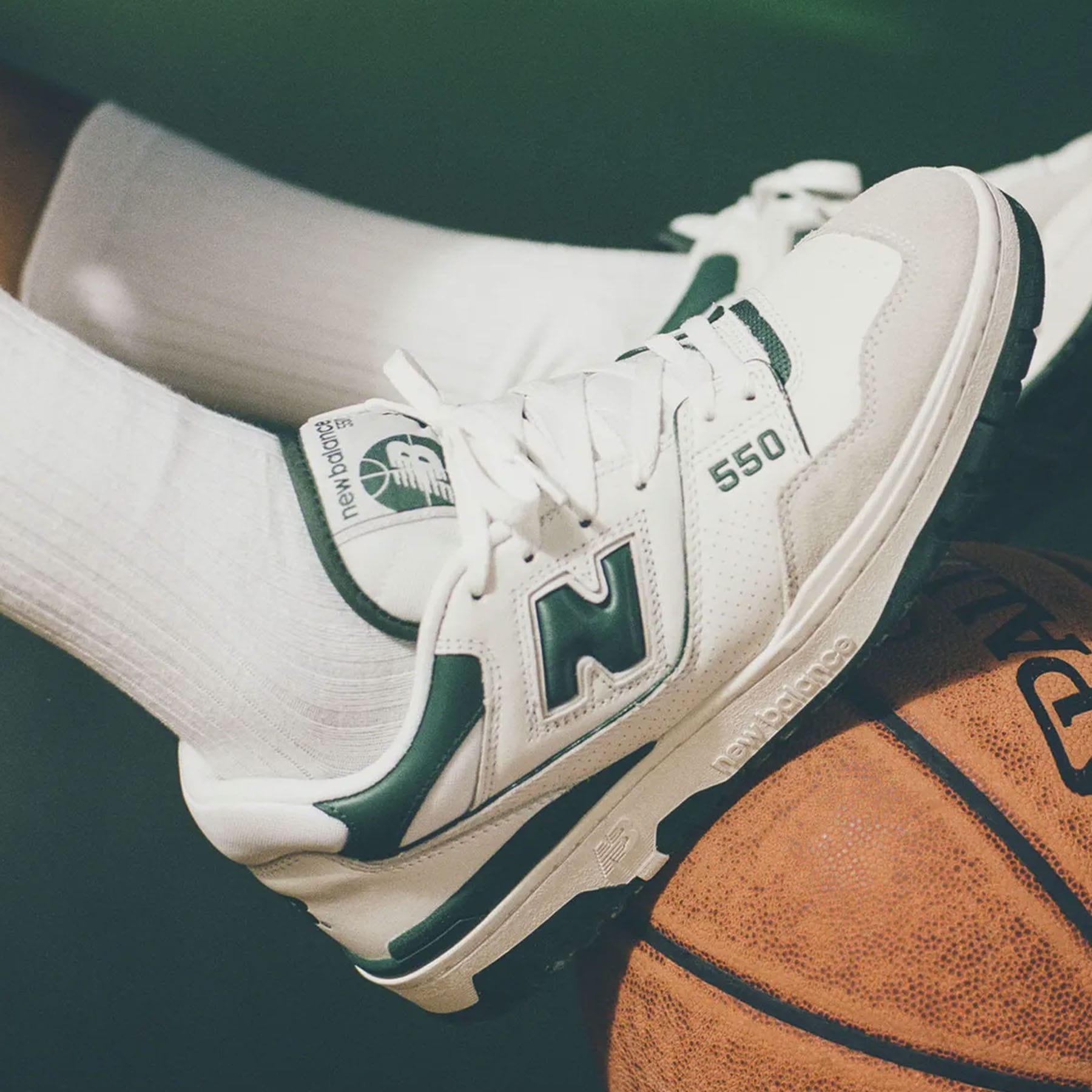 New Balance 550 'White Green' — Kick Game