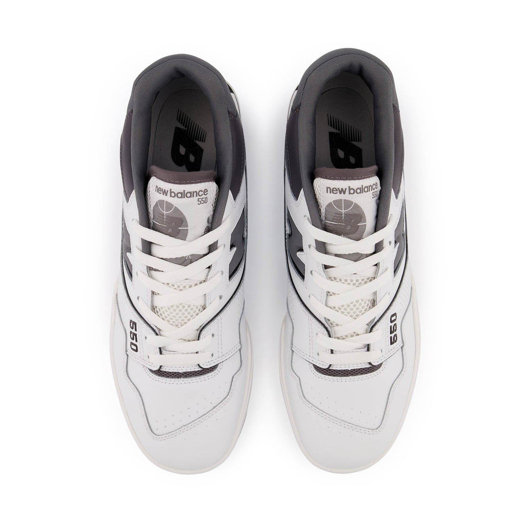 Gender: Men Color: White ZW NEW BALANCE 550 SHOES, Material: Leather