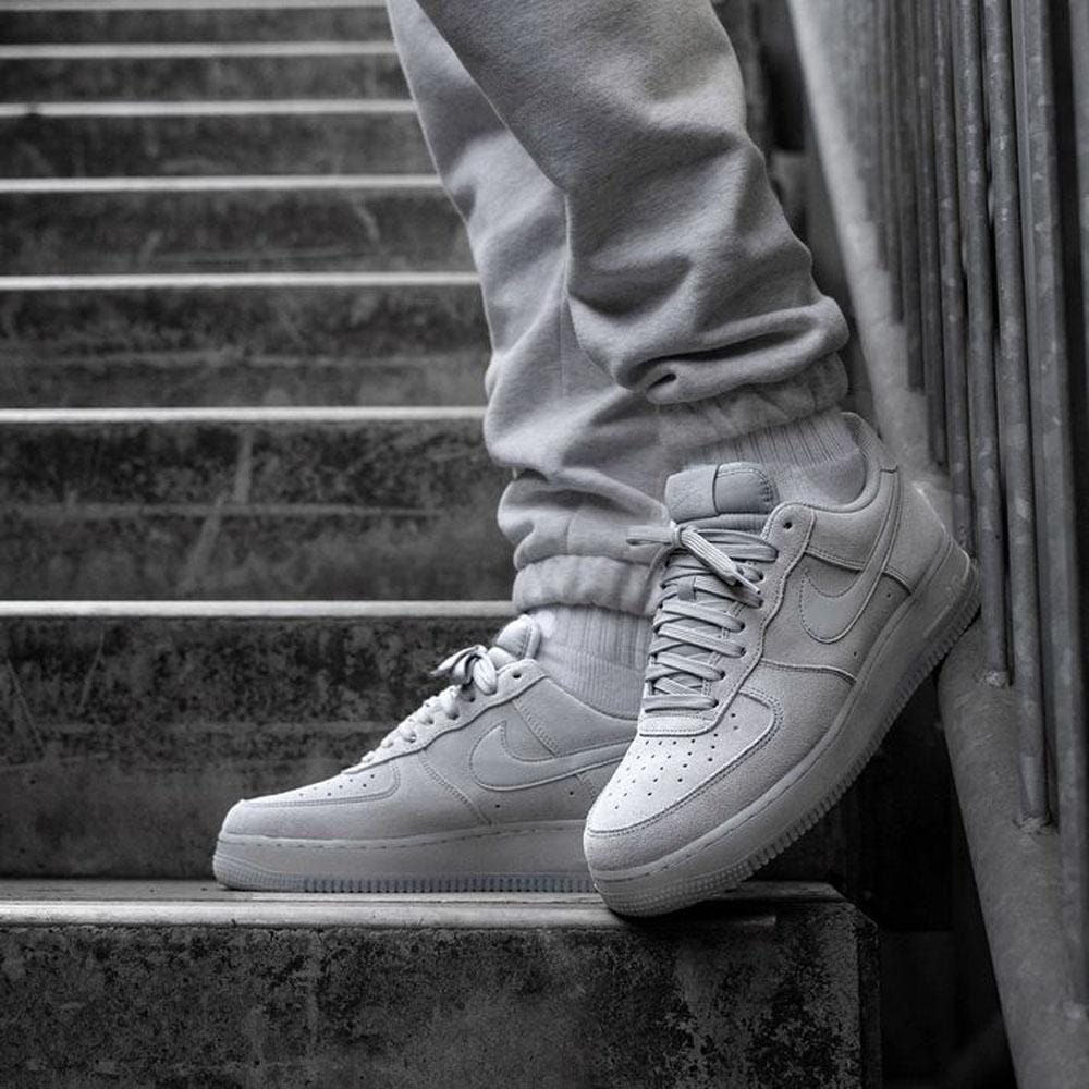 Air force 1 suede wolf grey best sale