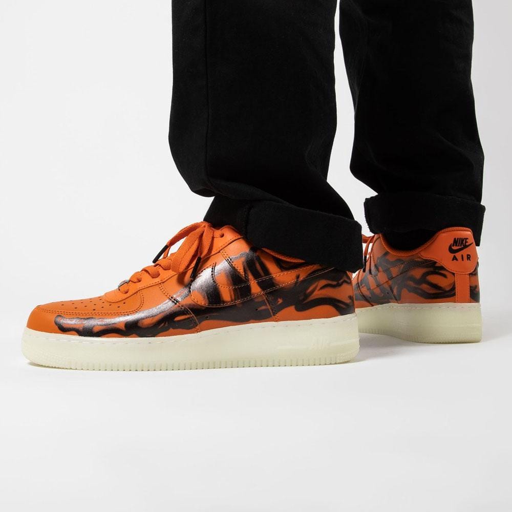 Nike Air Force 1 Low 'Orange Skeleton' — Kick Game