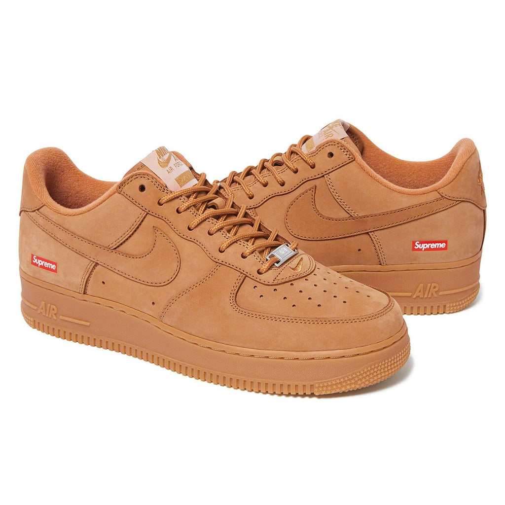 Supreme Nike Air Force 1 Low Flax Release Details - JustFreshKicks