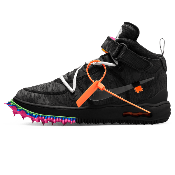 Off-White x Nike Air Force 1 Mid 'Black' — Kick Game