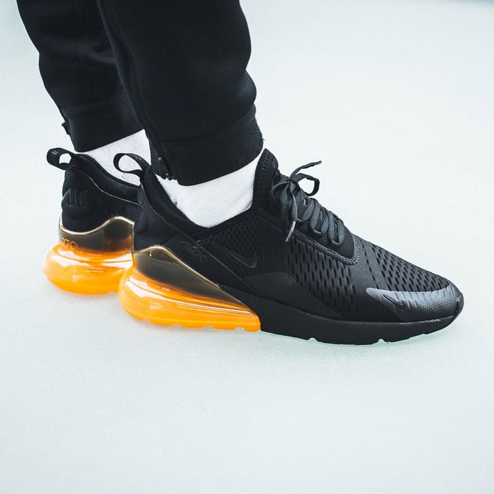 Nike 270 orders noir orange