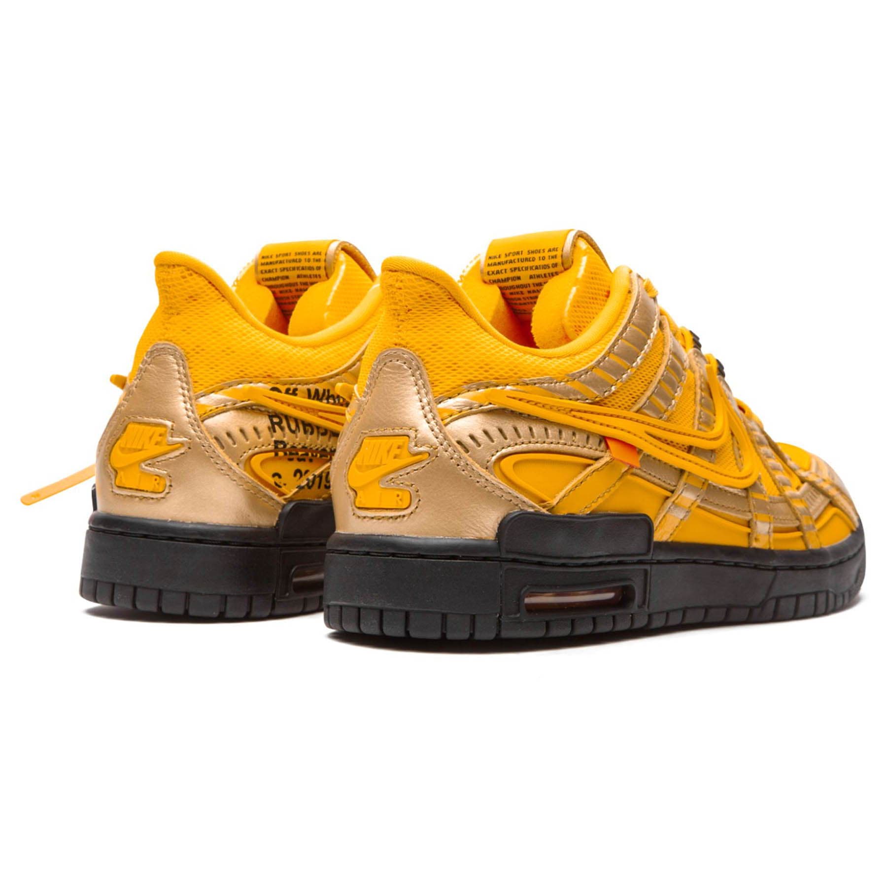 Off-White x Nike Air Rubber Dunk 'University Gold' — Kick Game