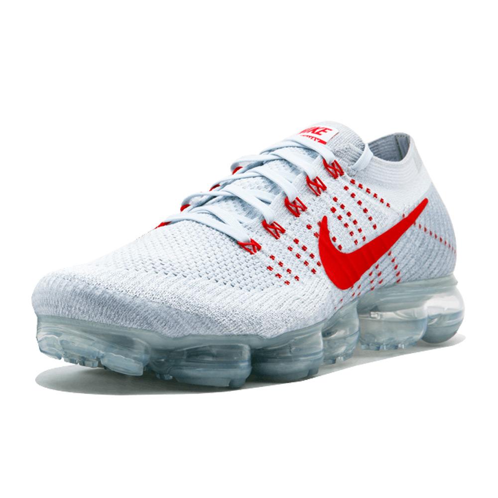 Nike air vapormax flyknit og pure platinum white red hotsell