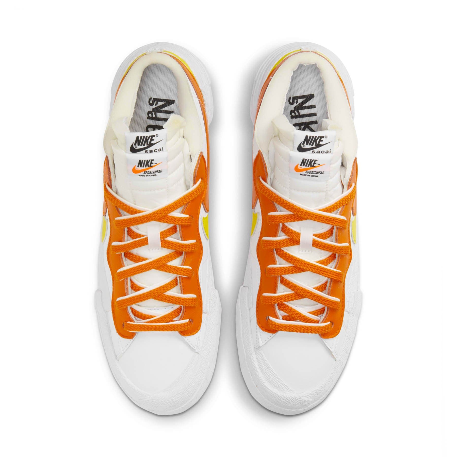 Sacai x Nike Blazer Low 'Magma Orange' — Kick Game