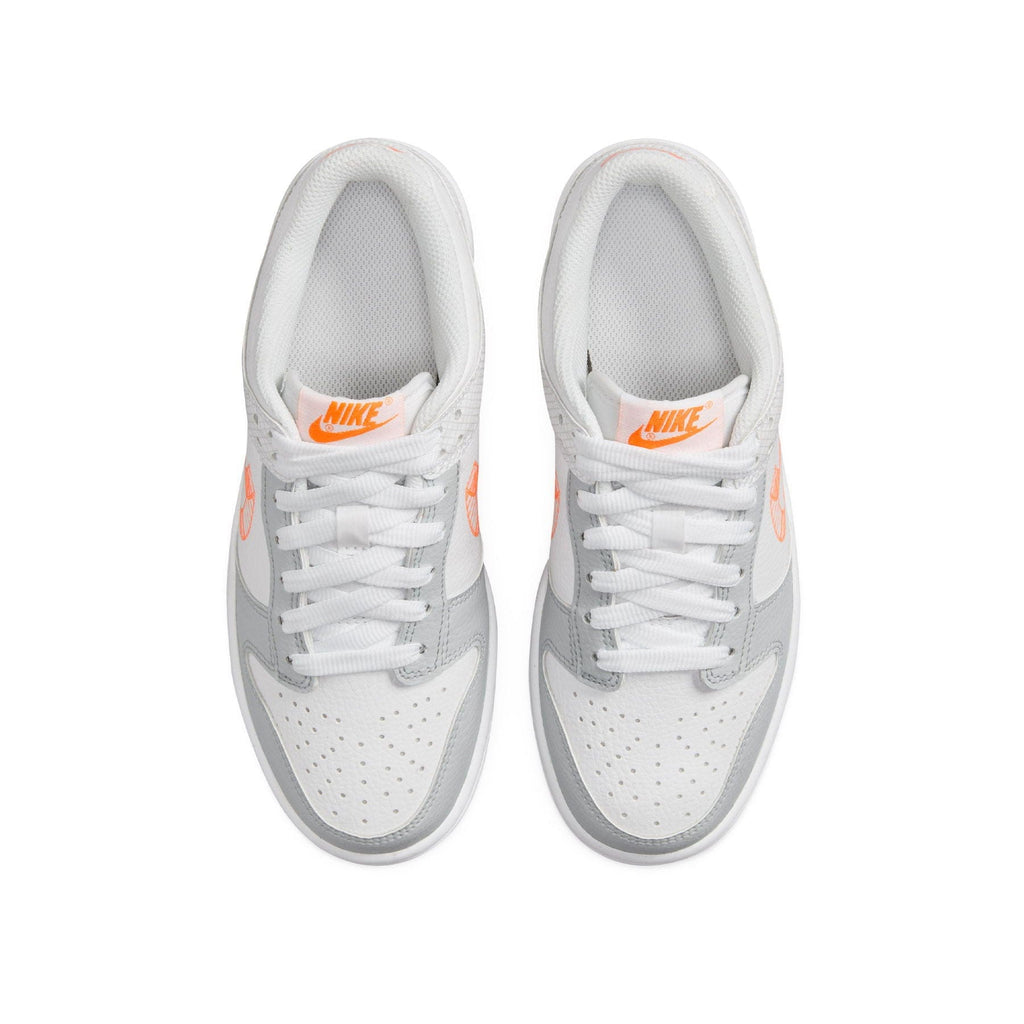 Nike Dunk Low GS 3D Swoosh White Grey - Kick Game