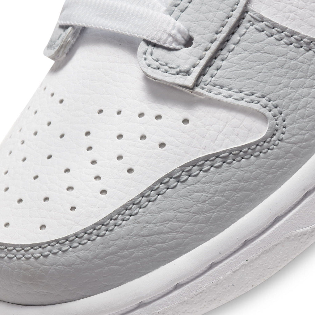 Nike Dunk Low GS 3D Swoosh White Grey - Kick Game