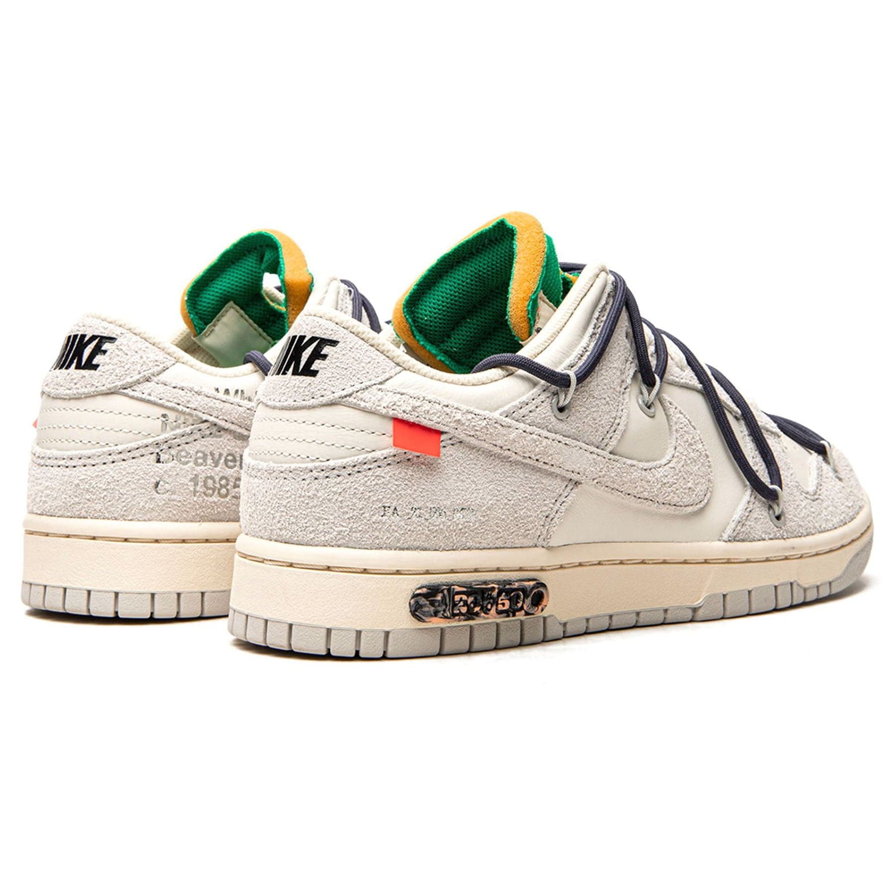 nike dunk low off-white lot.20 27cm