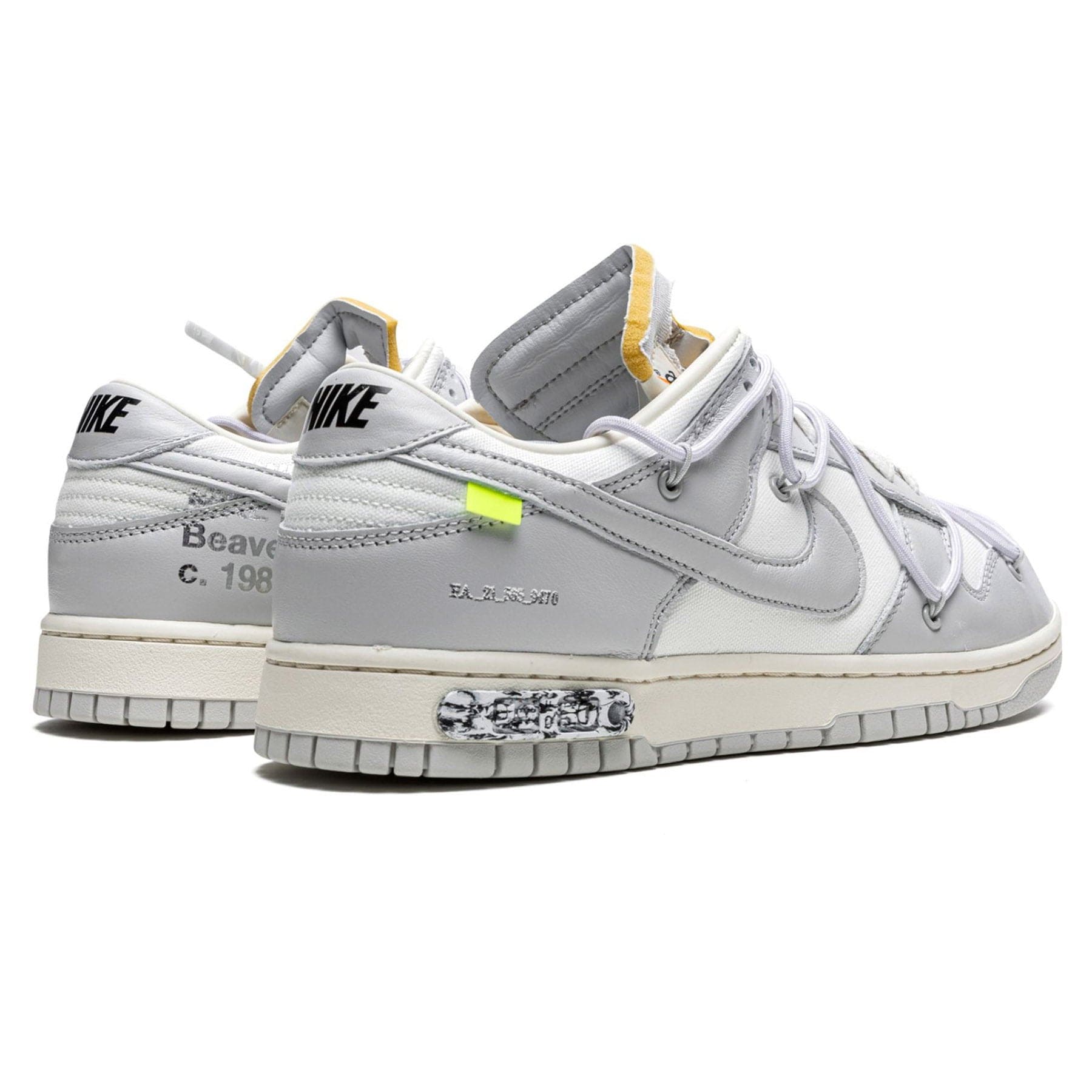 White x Nike Dunk Low 'Lot 49 of 50' — RvceShops - Off - Nike One GS