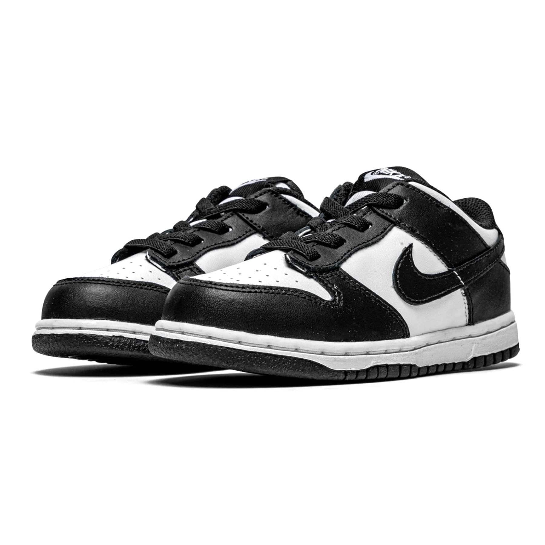 Nike Dunk Low TD (Toddler) 'Black White' — Kick Game