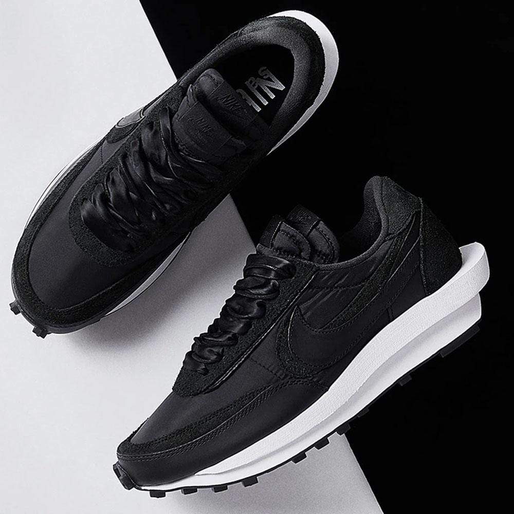 Sacai x Nike LDWaffle 'Black Nylon' — Kick Game