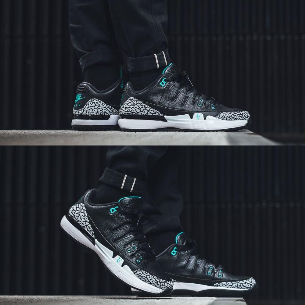 Roger Federer x Nike Zoom Vapor Air Jordan 3 Atmos Kick Game