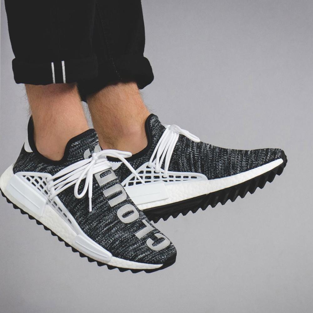 Pharrell Williams x adidas NMD Human Race Trail Core Black-White