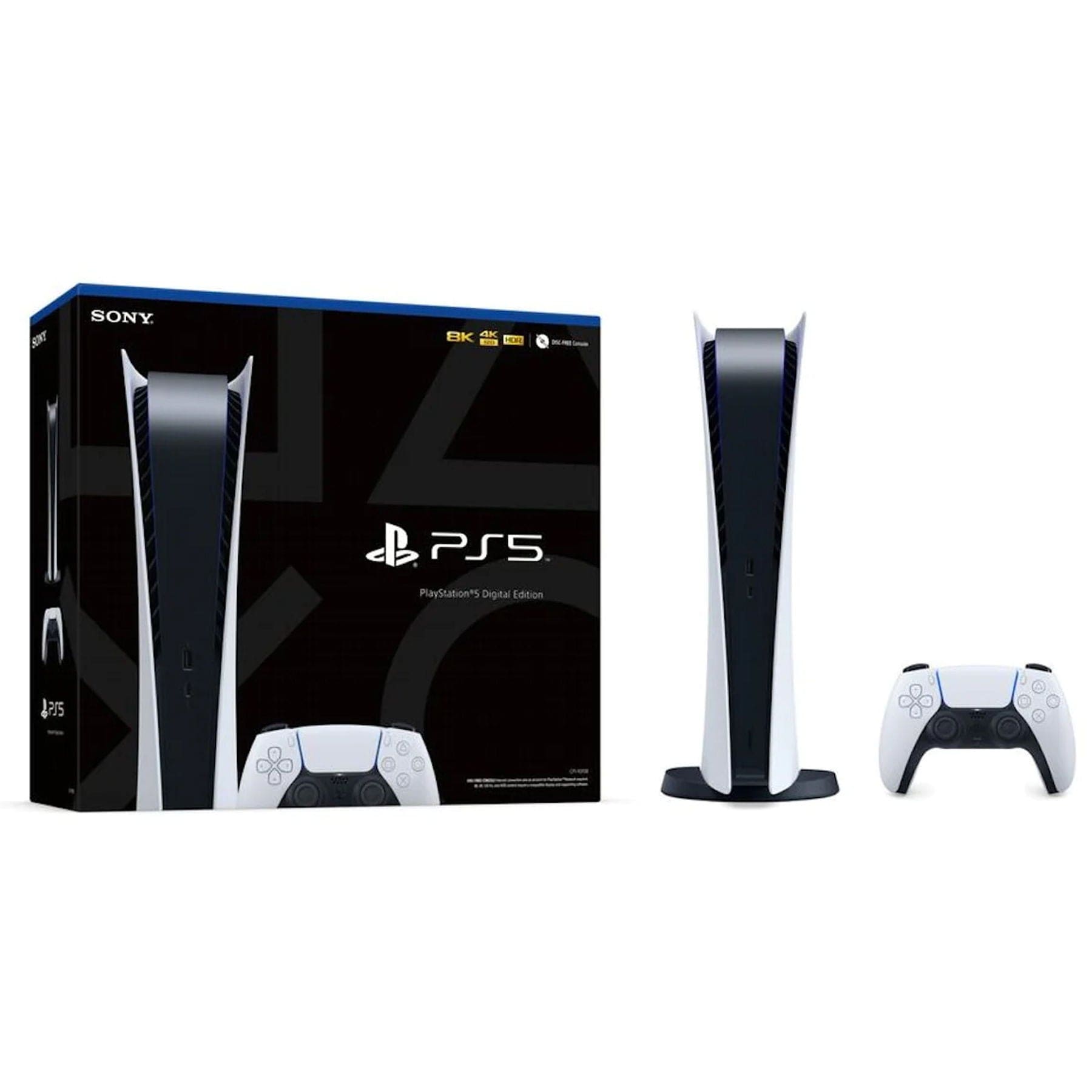 Sony PlayStation 5 PS5 Digital Edition Console (UK Plug) — Kick Game