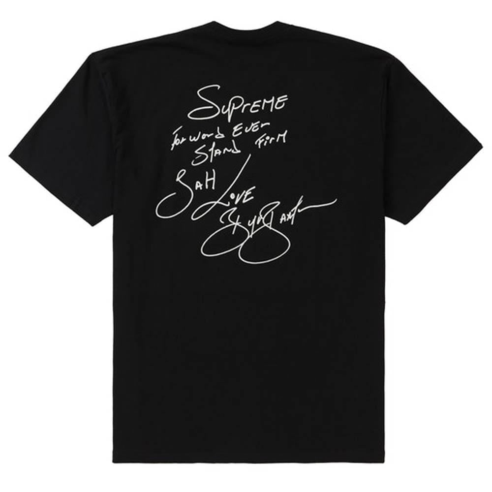 Supreme Buju Banton Tee Black Kick Game