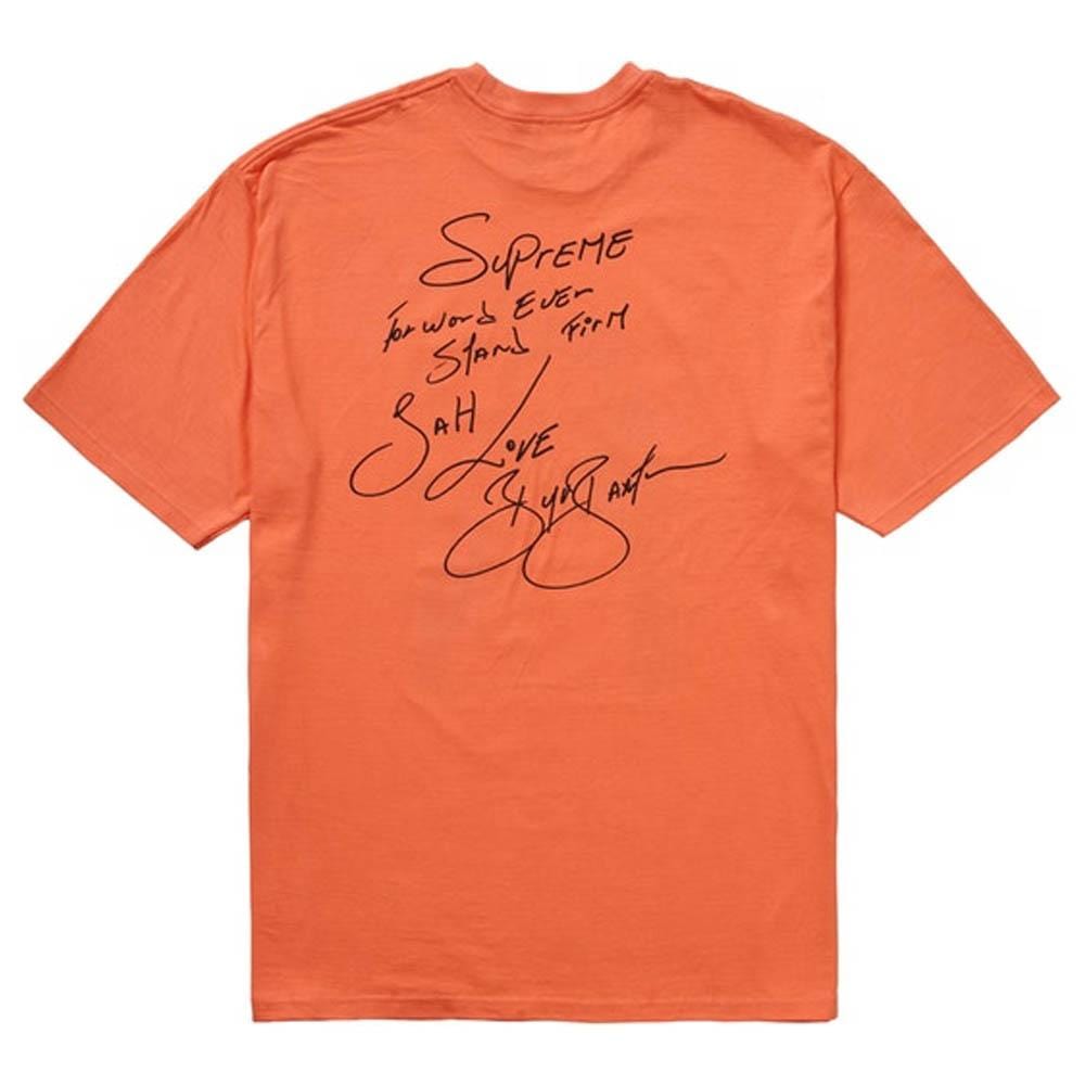 Supreme Buju Banton Tee Neon Orange — Kick Game