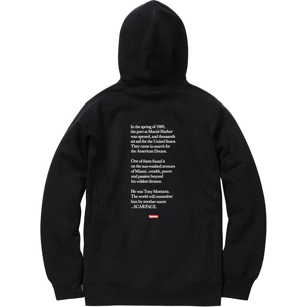 Scarface hoodie supreme on sale