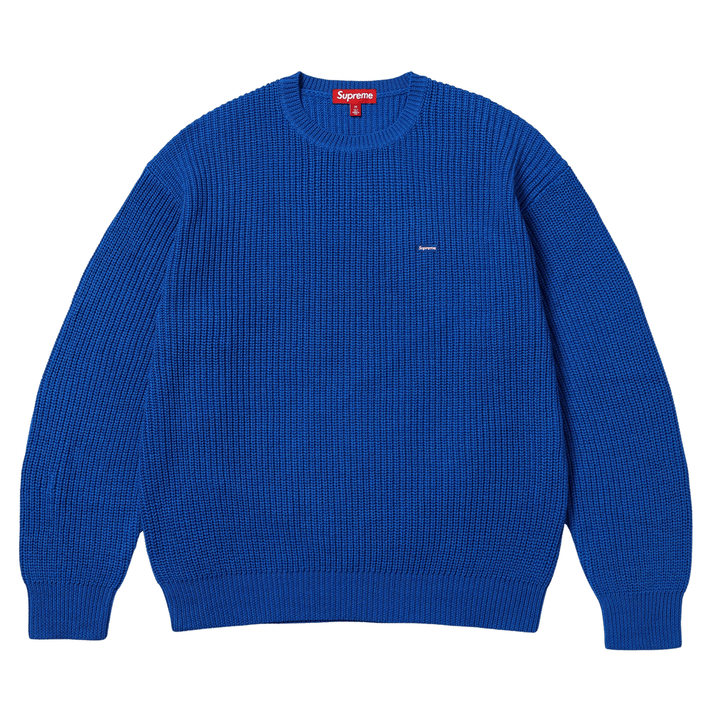 Supreme Small Box Ribbed Sweater 'Royal'