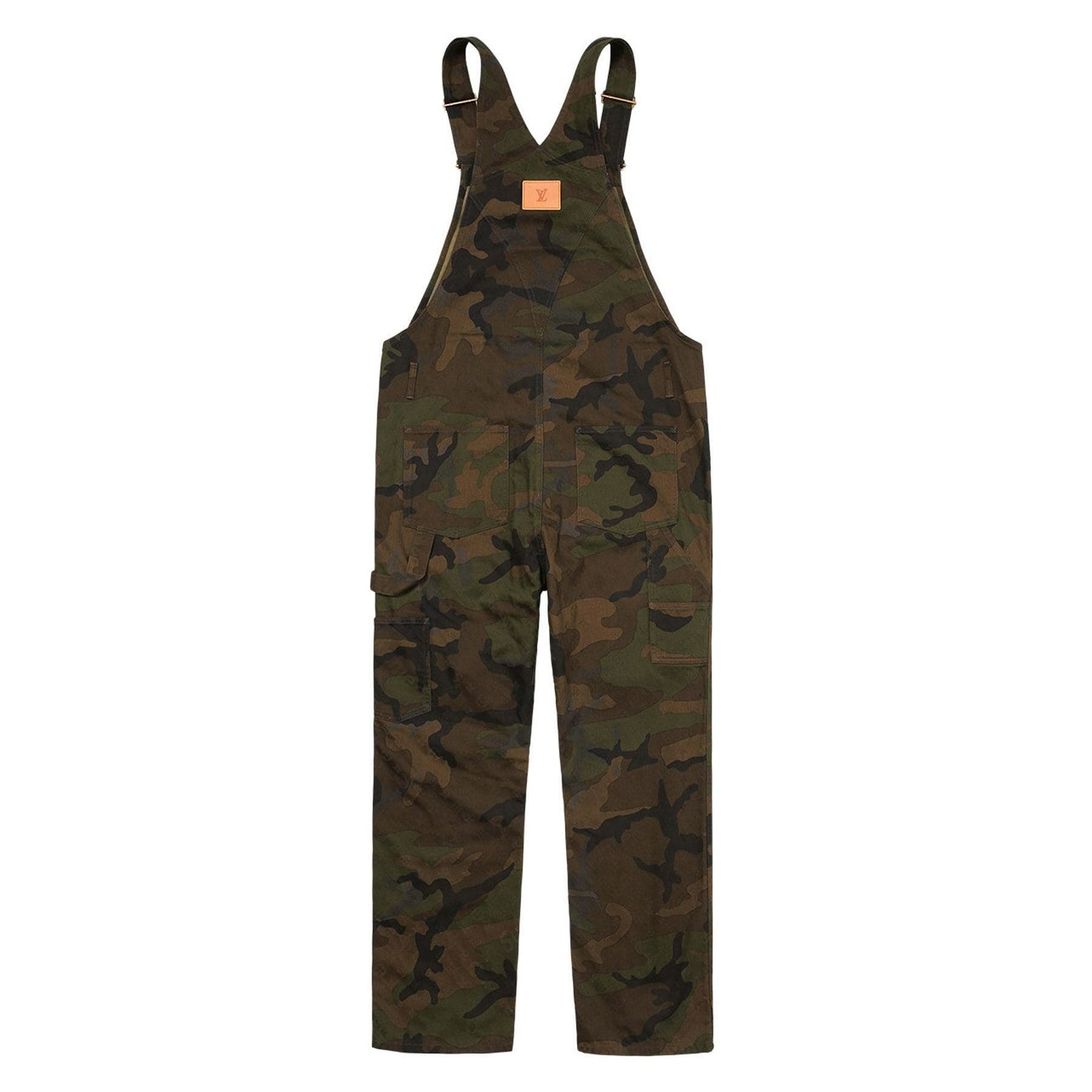 Supreme x Louis Vuitton Jacquard Denim Overalls 'Camo' — Kick Game