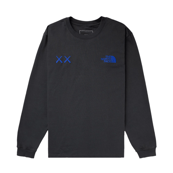 The North Face x KAWS Long-Sleeve Tee 'Asphalt Grey' — Kick Game