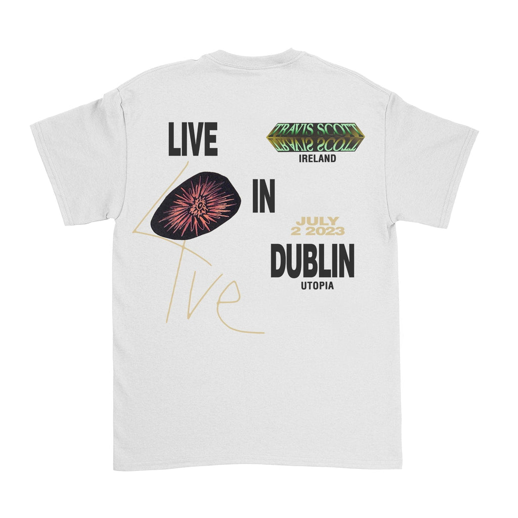 Travis Scott Summer Run 2023 Tee- White (Dublin) - Kick Game