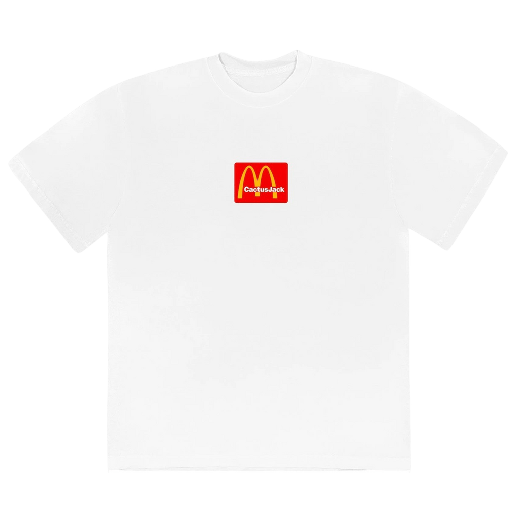 Travis Scott x McDonald's Sesame T-shirt 'White' - Kick Game