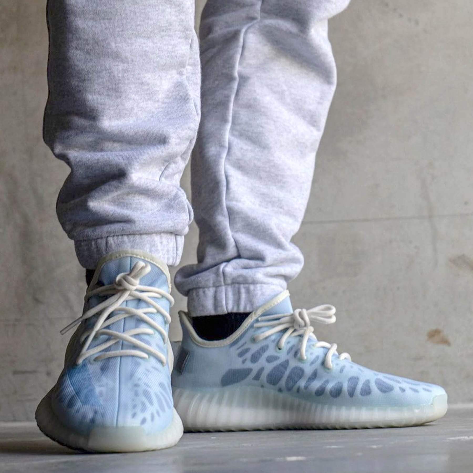 Adidas yeezy ice blue grey best sale