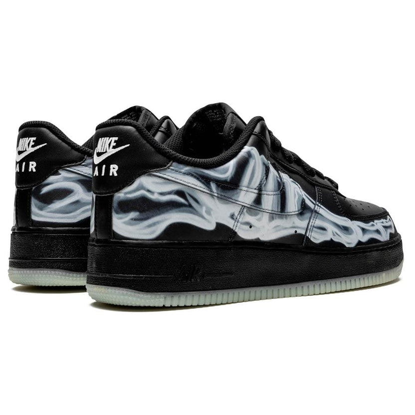 Nike Air Force 1 '07 QS 'Black Skeleton' — Kick Game